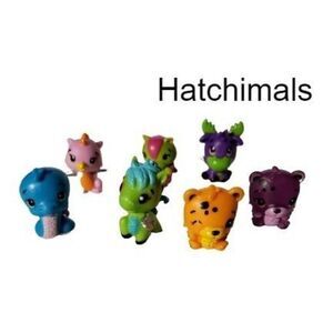 HATCHIMALS Mini Animals Mini Figures 7 piece Bundle Set